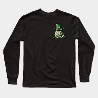 Shamrock And Rock Saint Patricks Day Long Sleeve T-Shirt